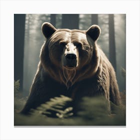 Bear In The Forest 18 Canvas Print