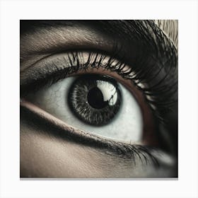 Close Up Of A Woman'S Eye 11 Canvas Print