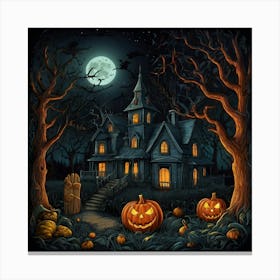 Haunted House 15 Canvas Print