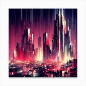 Futuristic City 8 Canvas Print