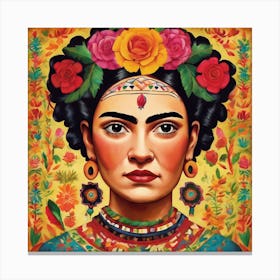 Frida Kahlo 93 Canvas Print