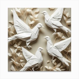 Paper Birds Canvas Print