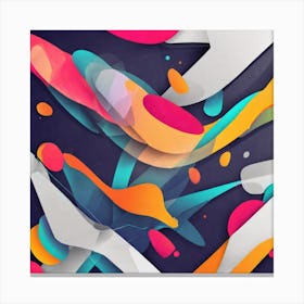 Abstract Abstract Art 3 Canvas Print