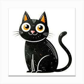 Black Cat 14 Canvas Print