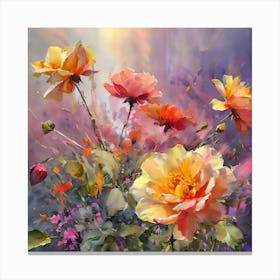 Floral Delight Canvas Print