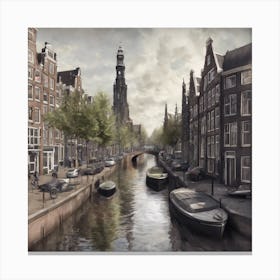 Amsterdam Canal 11 Canvas Print