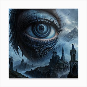 Eye Of The Dragon Canvas Print