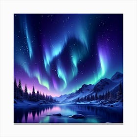 Aurora Borealis Canvas Print