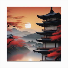 Pagoda Canvas Print