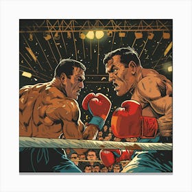 Prize Fighters. Boxing Series Canvas Print
