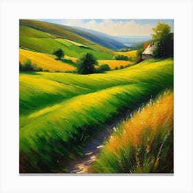 Landscape Painting 129 Canvas Print