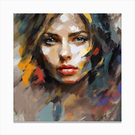 Portrait Of A Woman 1 Canvas Print