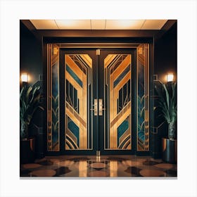 Decor Door Canvas Print