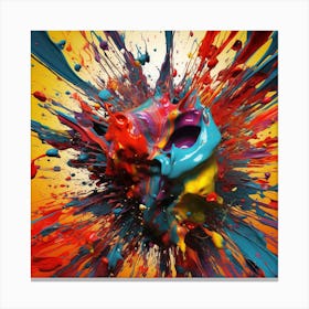 Colorful Splash 1 Canvas Print