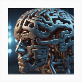 Artificial Brain 59 Canvas Print