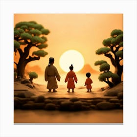 Family Portrait Canvas Print