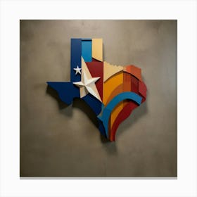 Texas Wall Art Canvas Print