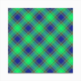 Plaid Fabric 22 Canvas Print