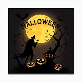 Halloween Witch 3 Canvas Print