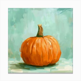 Pumpkin Painting Canvas Print