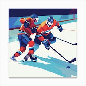 A Ice Hockey Match Vector Design Illustration 1718701057 2 Canvas Print