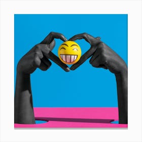 Heart Emoji Canvas Print