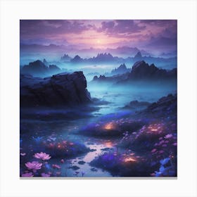 Landscape Painting Canvas Print