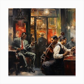 Jazz Musicians 2 Canvas Print