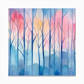 Winter Forest Canvas Print