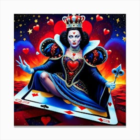Queen Of Hearts 2 Canvas Print