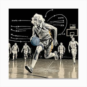 Basketball Player Canvas Print