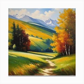 Autumn Path 7 Canvas Print