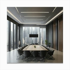 Conference Room Stock Videos & Royalty-Free Footage Canvas Print