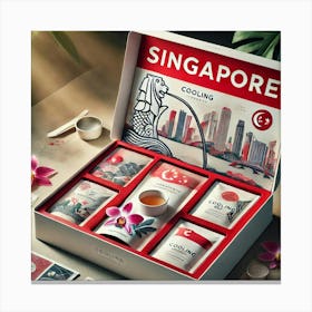 Inside Singapore Product Packaging Canvas Print