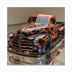 Chevrolet Fire Truck Canvas Print