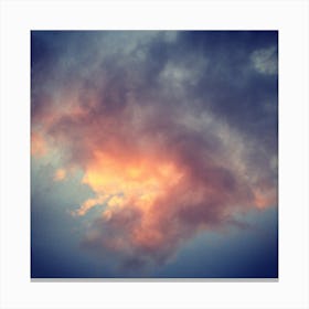 Fiery Cloud Canvas Print