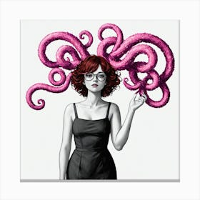 Octopus 4 Canvas Print