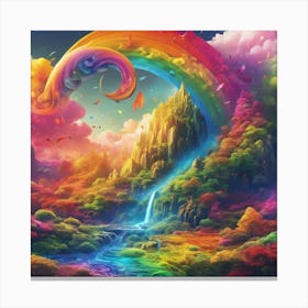 Rainbow In The Sky Canvas Print