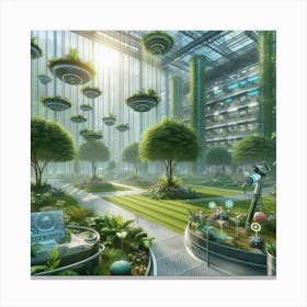 Futuristic City 18 Canvas Print