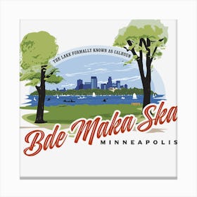 Bde Maka Ska Canvas Print