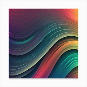 Abstract Wave Background 1 Canvas Print