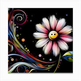 A smile flower 1 Canvas Print