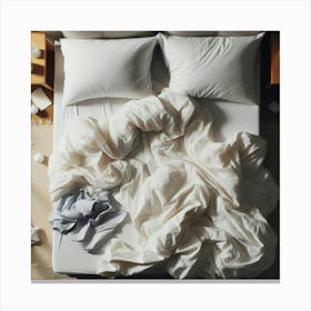 Bed art Canvas Print