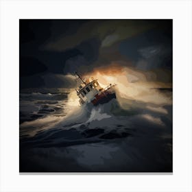 Boat experiences Canvas Print