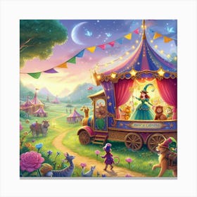 Disney'S Circus Canvas Print