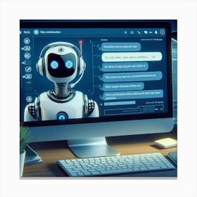 Chatbot Canvas Print