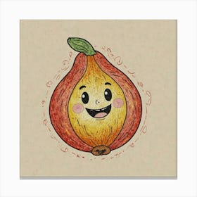 Happy Pear 1 Canvas Print