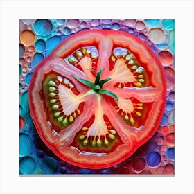 Tomato Slice Canvas Print