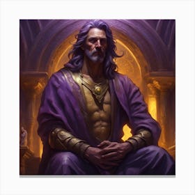 King Of The Gods Canvas Print