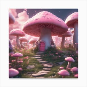 522426 Masterpiece, Dream Forest, Summer Pink Mushroom Ho Xl 1024 V1 0 1 Canvas Print